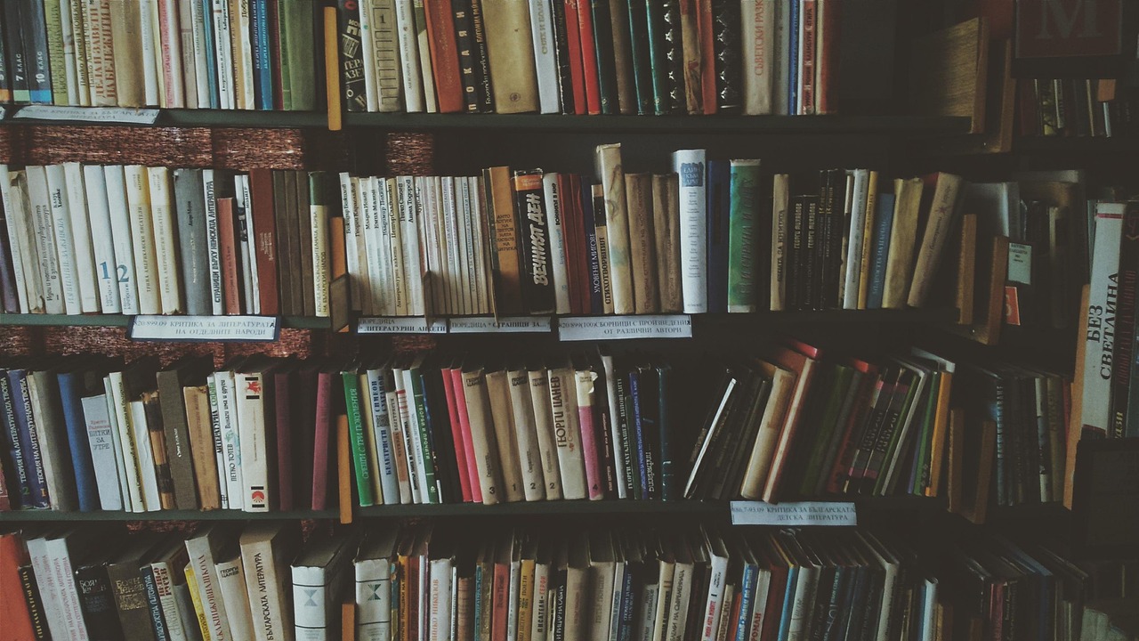 Gezellige leeshoek met moderne boekenwand lamp
