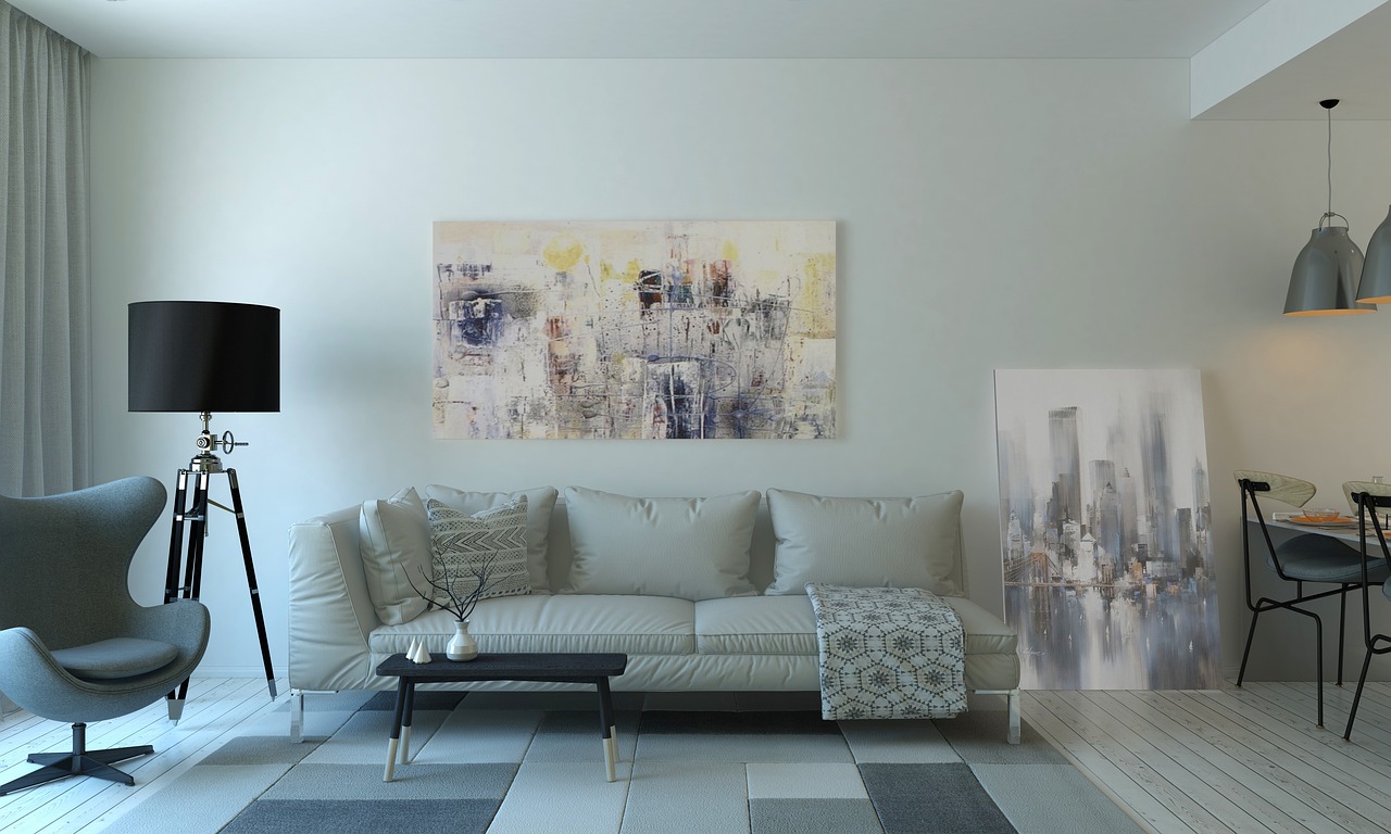 Sfeervolle slaapkamer met Scandinavische decoraties. Sfeervolle slaapkamer met Scandinavische decoraties.